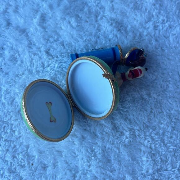 Rare Limited Edition Disney Pluto Golf Caddy Limoges Box - Picture 5 of 7